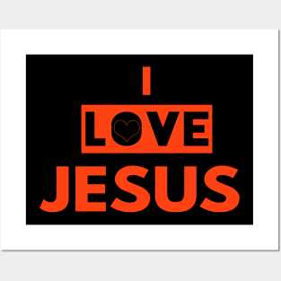 I Love Jesus Funny Christian Gift Posters and Art